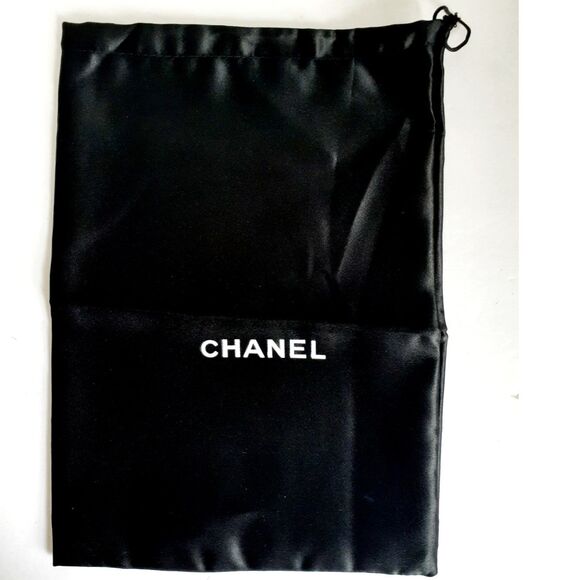 Chanel Blue Black Cap Toe Linen Canvas CC Espadrilles NIB EU38 US7.5Authentic - Picture 5 of 14